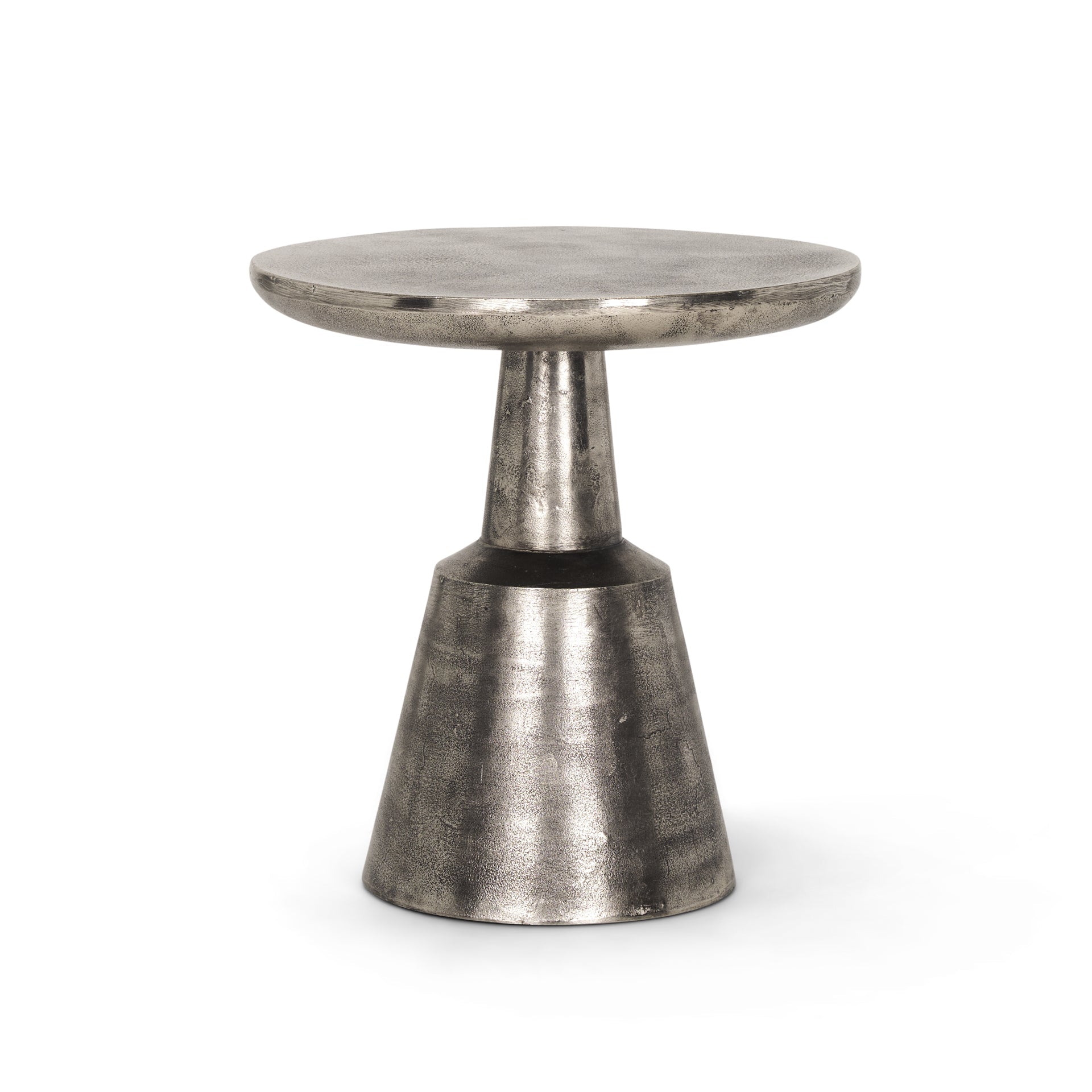 Mercana Bobbi Cast Aluminum Round Accent Table