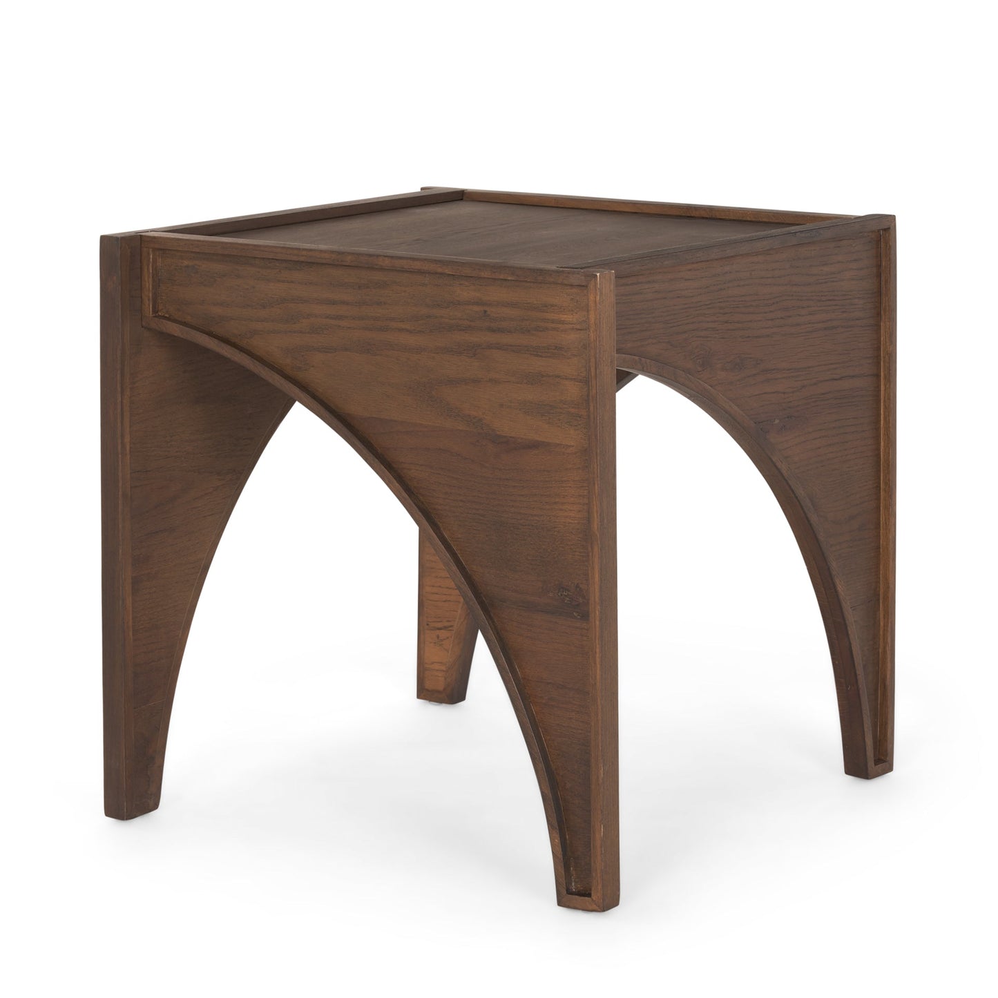 Mercana Laraya Wooden Square Arches Side Table