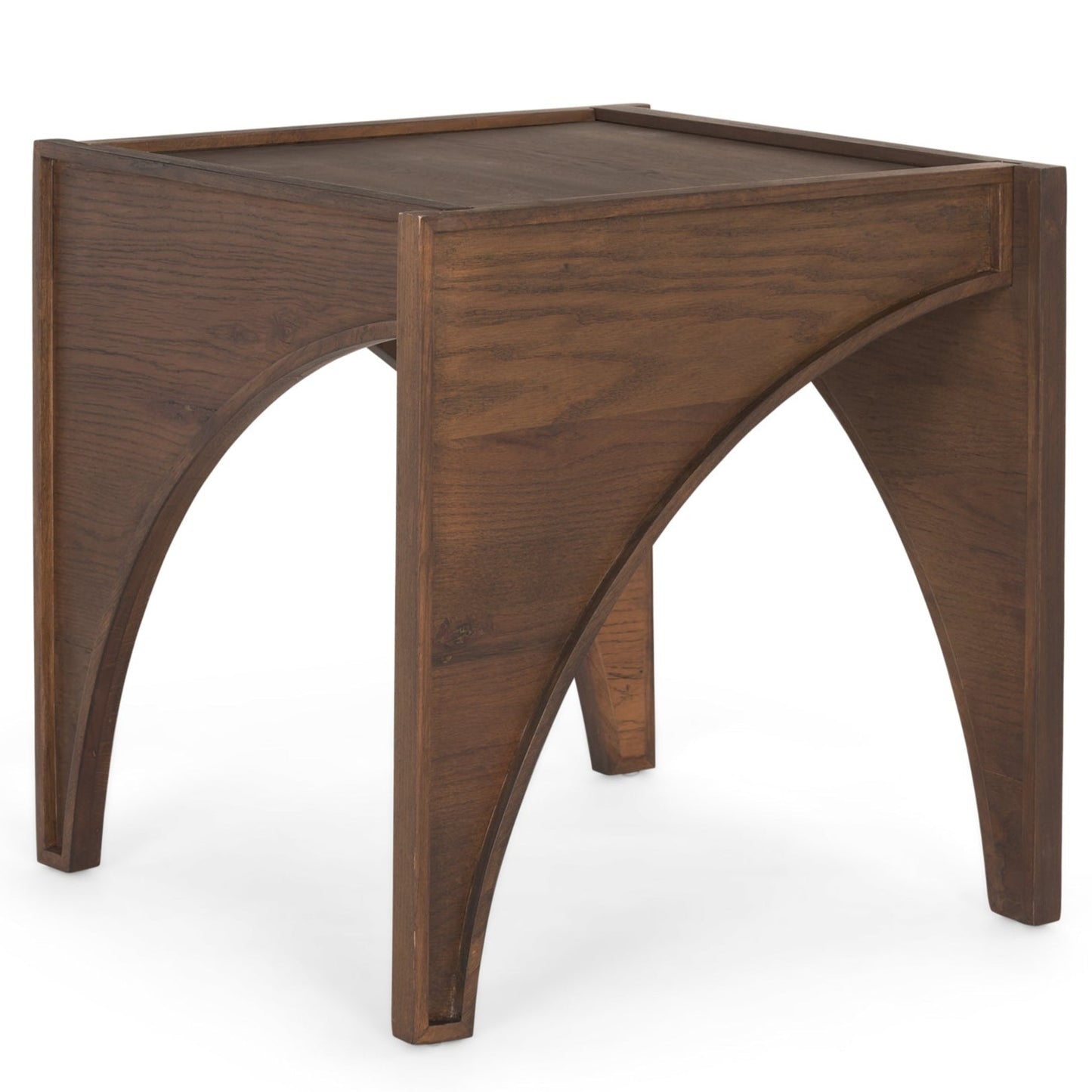 Mercana Laraya Wooden Square Arches Side Table