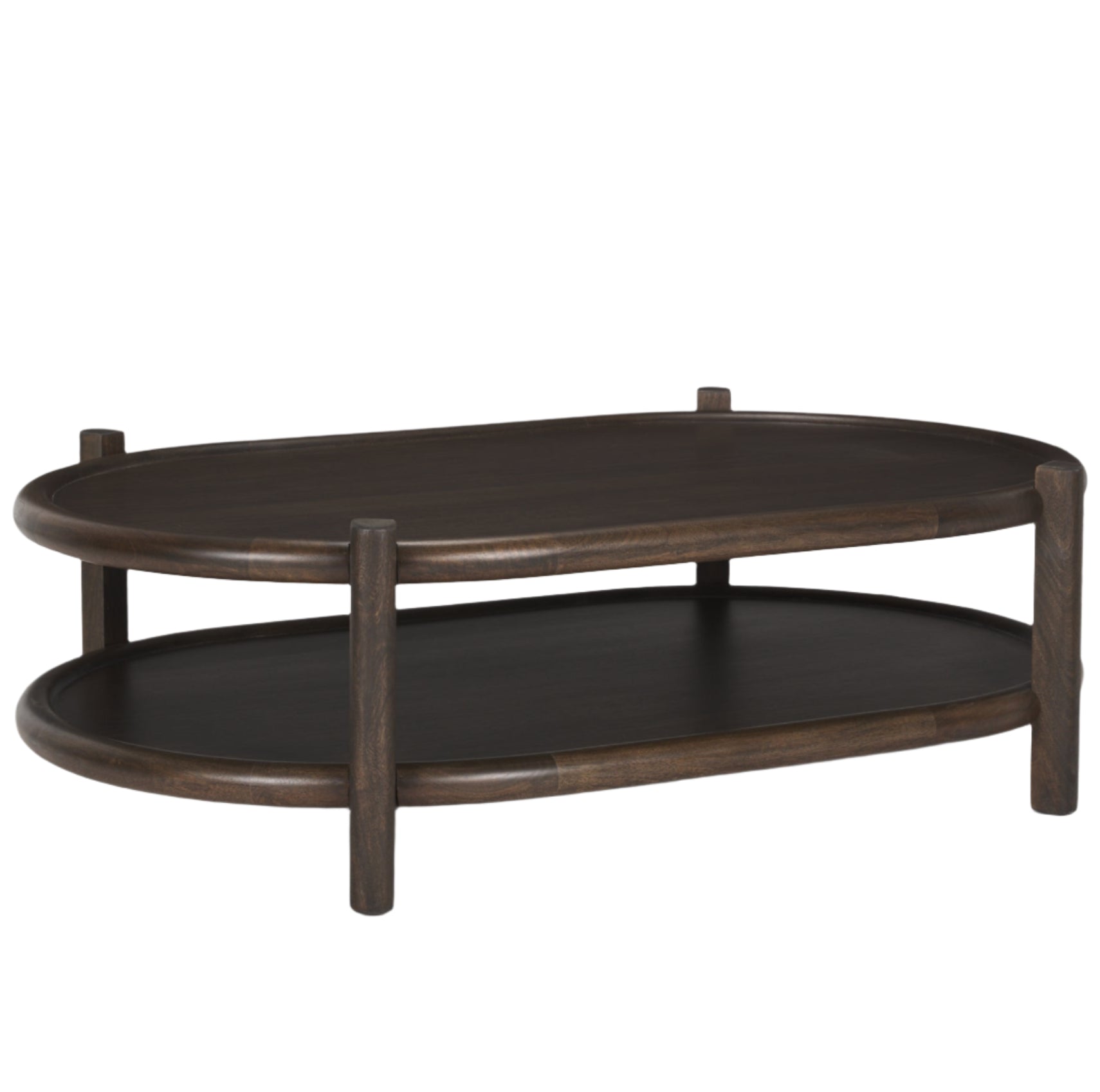 Mercana Romi Wooden Oval Coffee Table