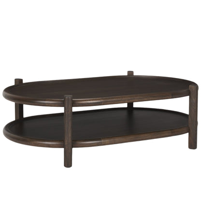 Mercana Romi Wooden Oval Coffee Table