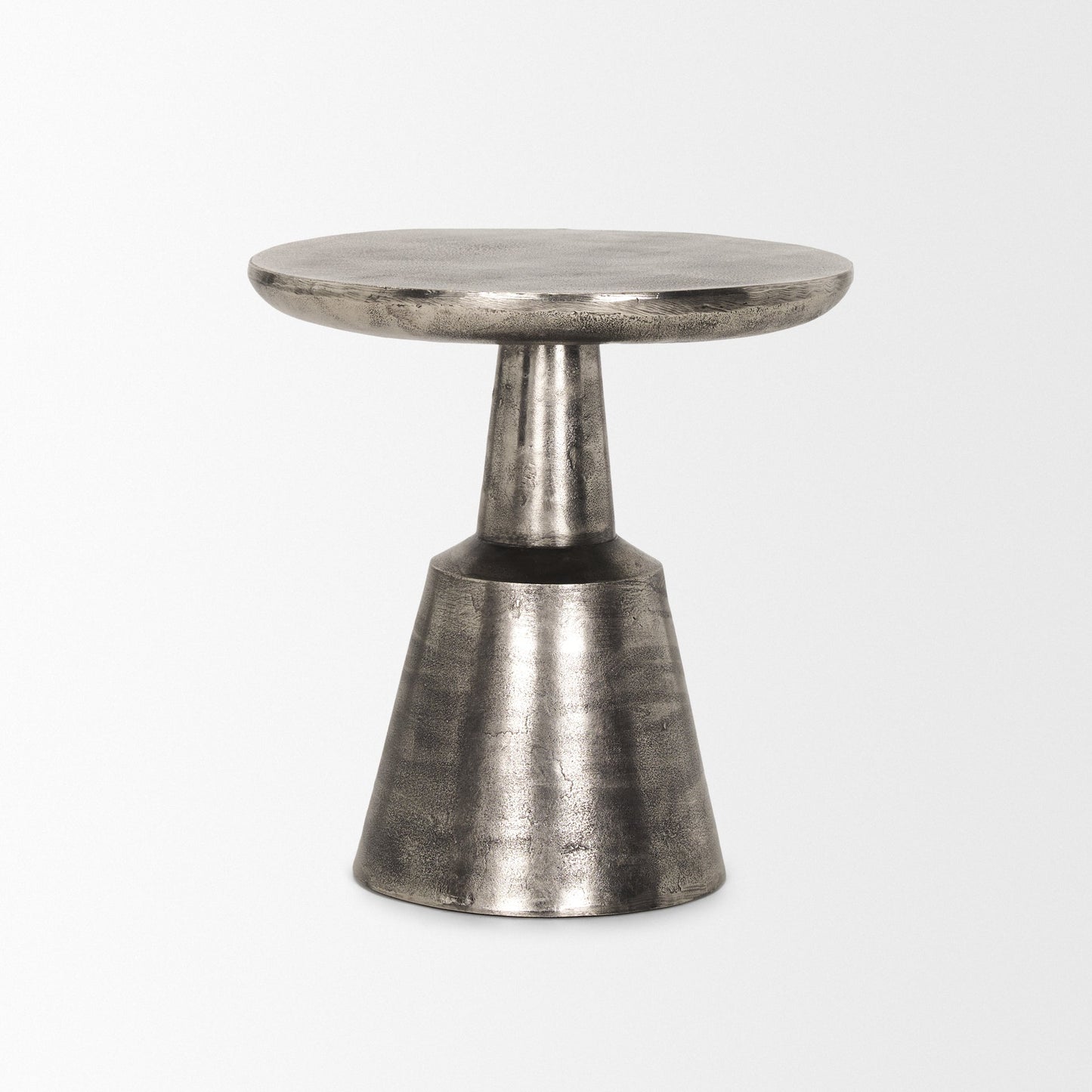 Mercana Bobbi Cast Aluminum Round Accent Table