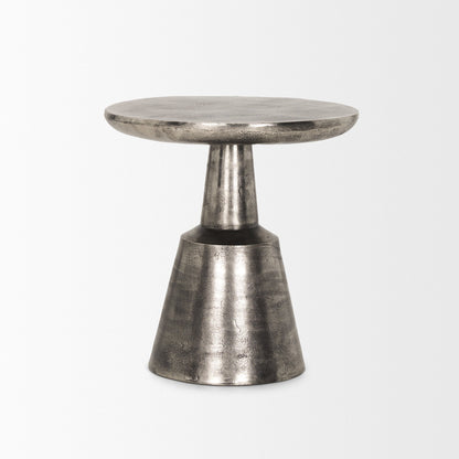 Mercana Bobbi Cast Aluminum Round Accent Table