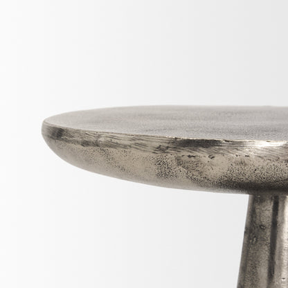 Mercana Bobbi Cast Aluminum Round Accent Table