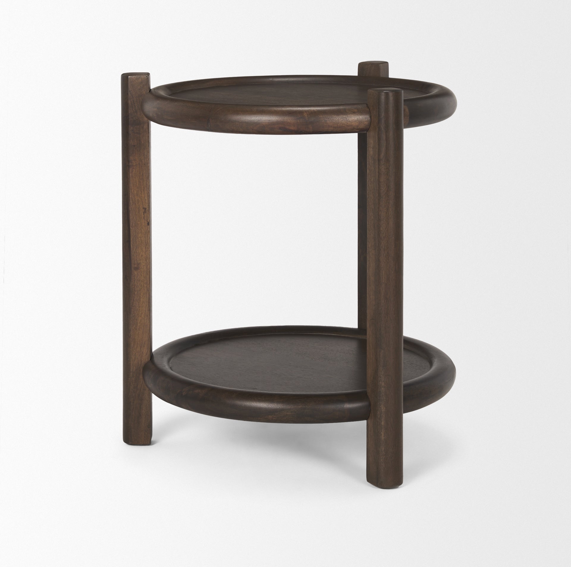 Mercana Romi Wooden Round Accent Table