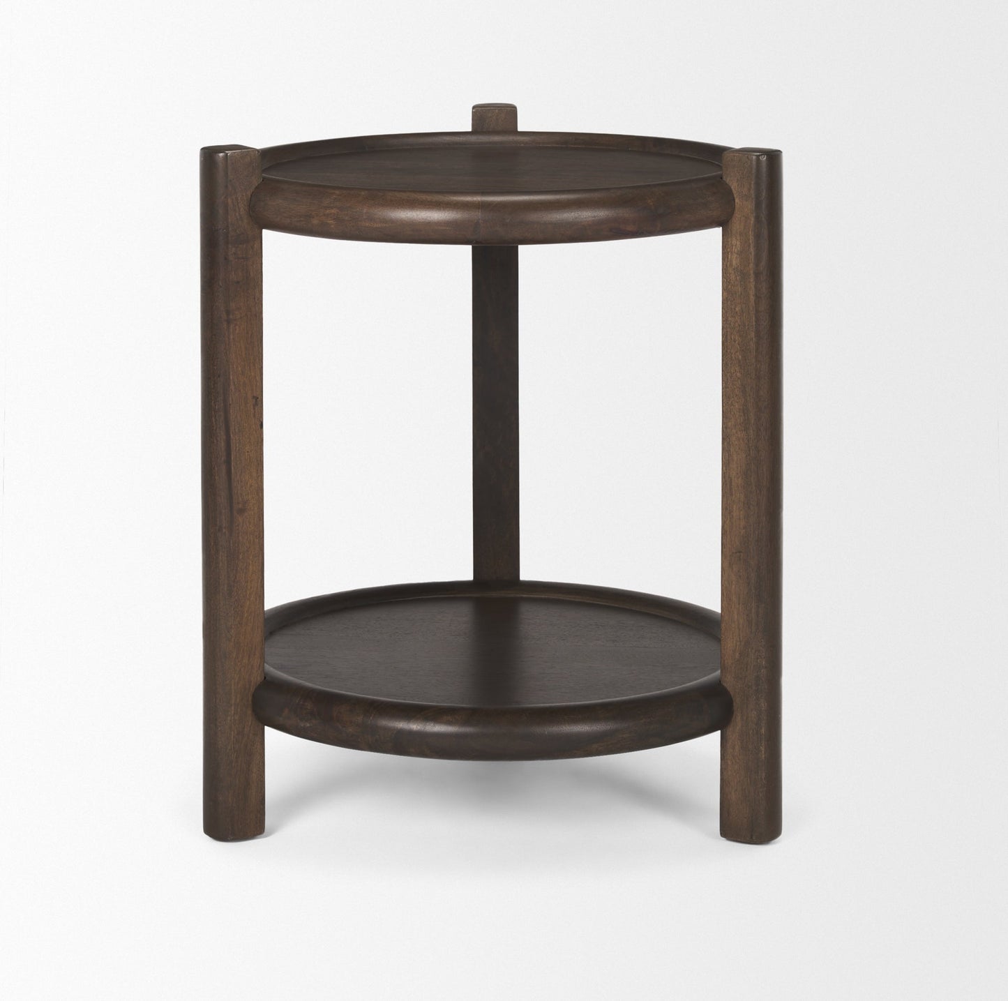 Mercana Romi Wooden Round Accent Table