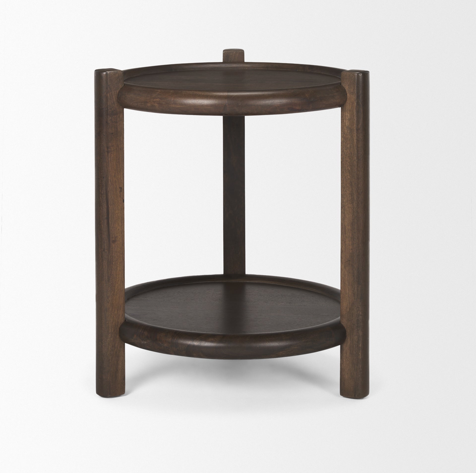 Mercana Romi Wooden Round Accent Table