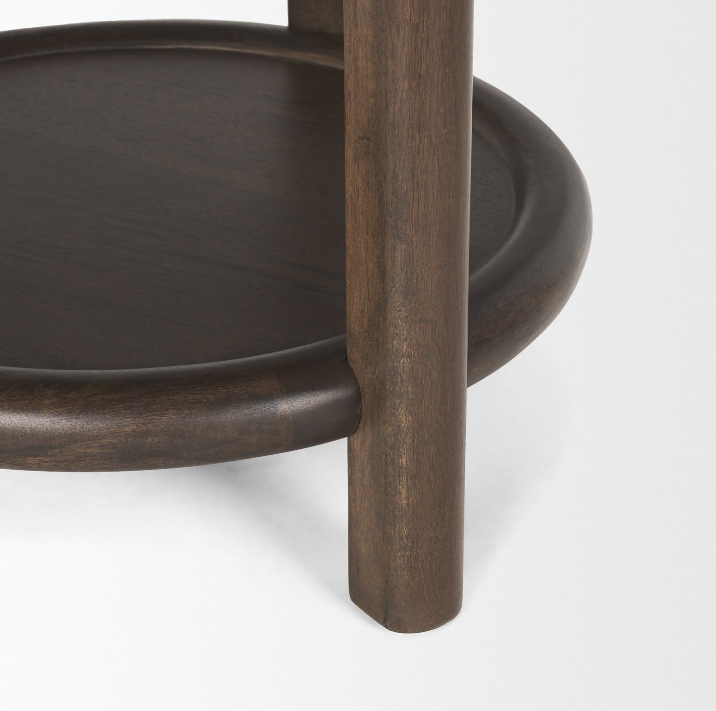 Mercana Romi Wooden Round Accent Table