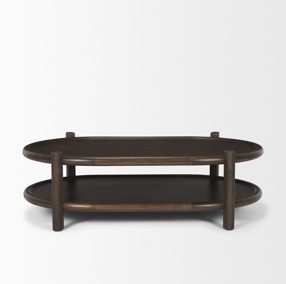 Mercana Romi Wooden Oval Coffee Table
