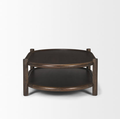 Mercana Romi Wooden Oval Coffee Table