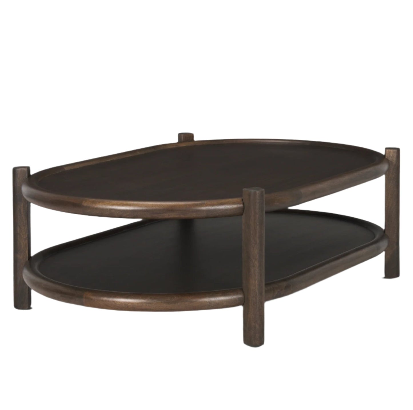 Mercana Romi Wooden Oval Coffee Table