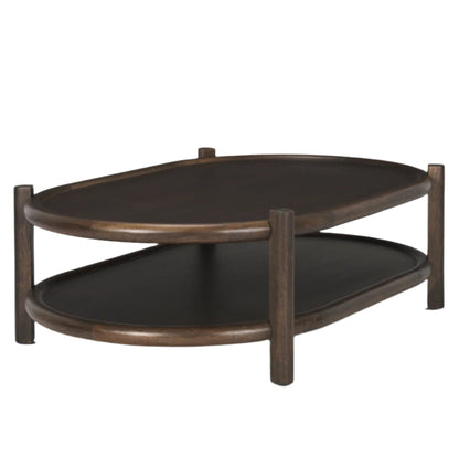Mercana Romi Wooden Oval Coffee Table