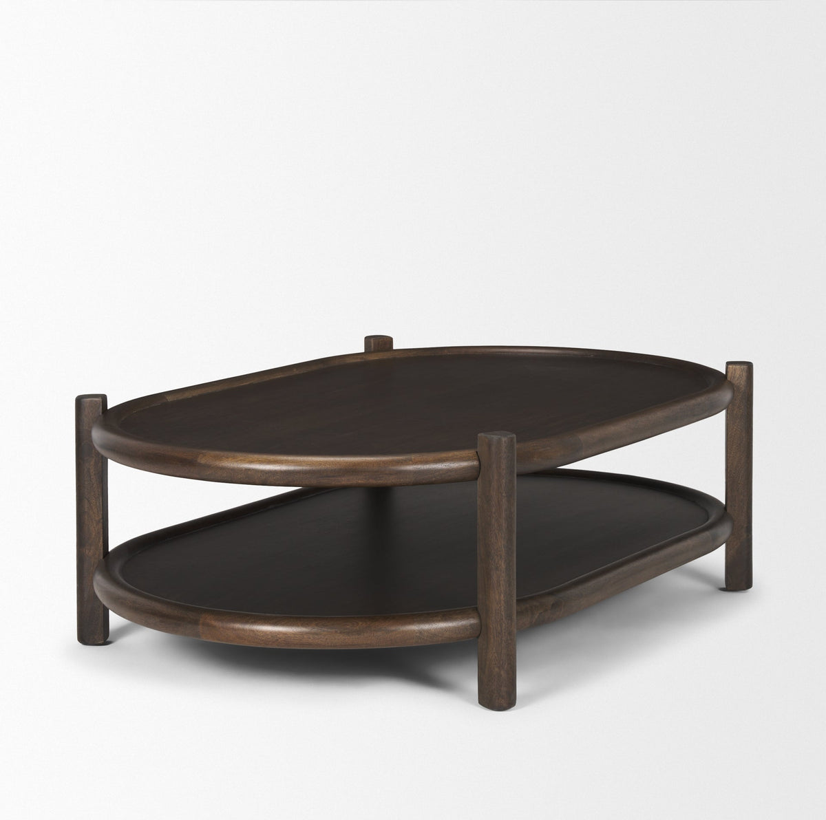 Mercana Romi Wooden Oval Coffee Table