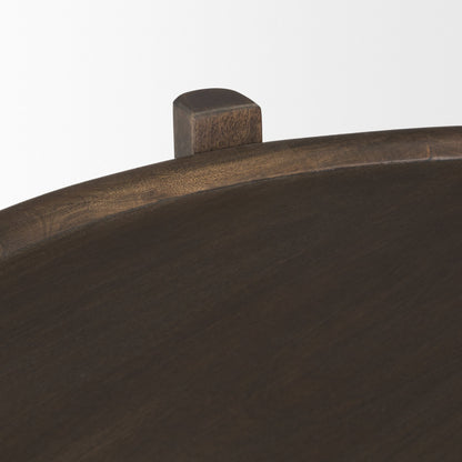Mercana Romi Wooden Oval Coffee Table