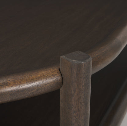 Mercana Romi Wooden Oval Coffee Table