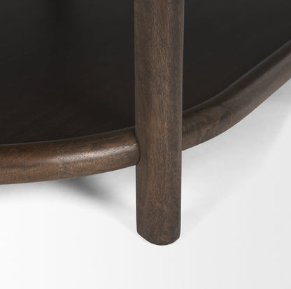 Mercana Romi Wooden Oval Coffee Table