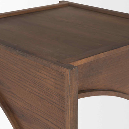 Mercana Laraya Wooden Square Arches Side Table