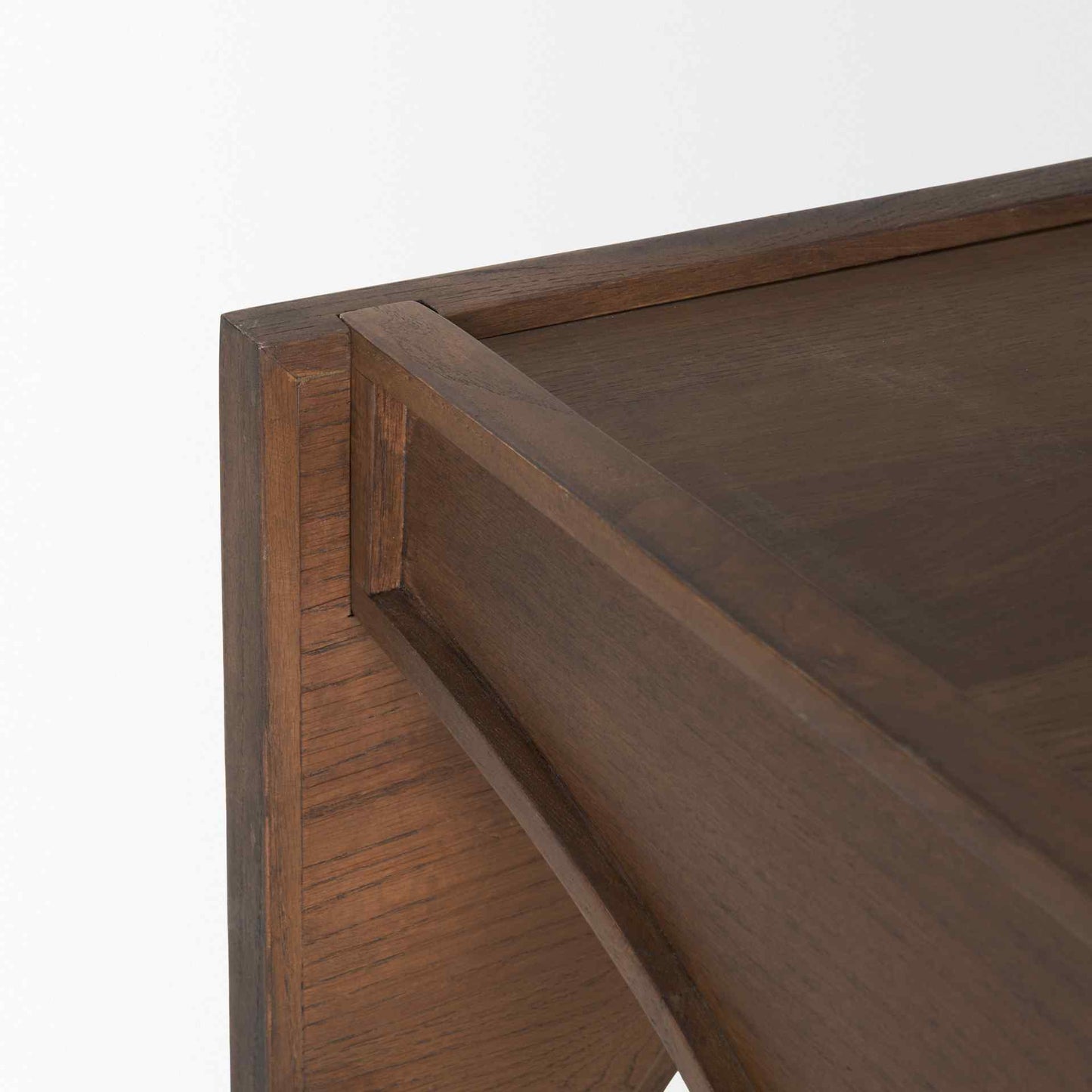 Mercana Laraya Wooden Square Arches Side Table
