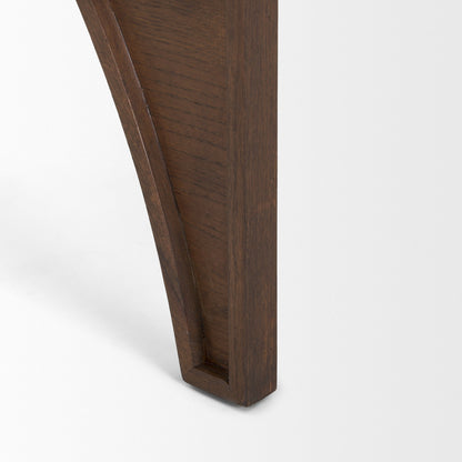 Mercana Laraya Wooden Square Arches Side Table