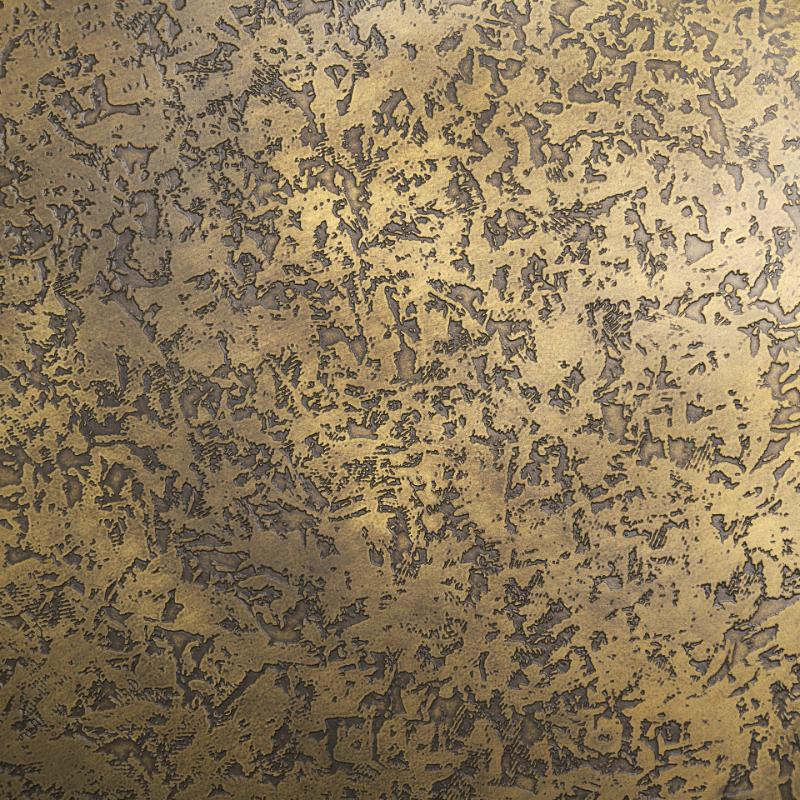 Mercana Rosh Aluminum Gold Round Accent Table