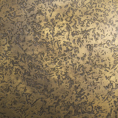 Mercana Rosh Aluminum Gold Round Accent Table