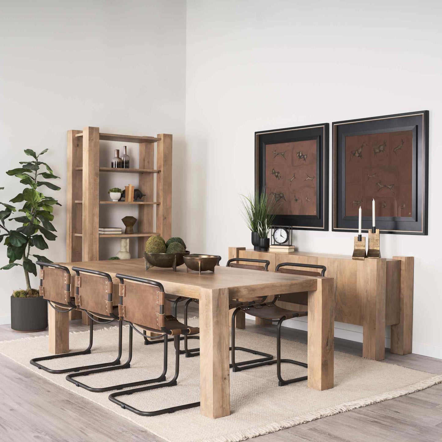 Mercana Beth Three Doors Wood Sideboard