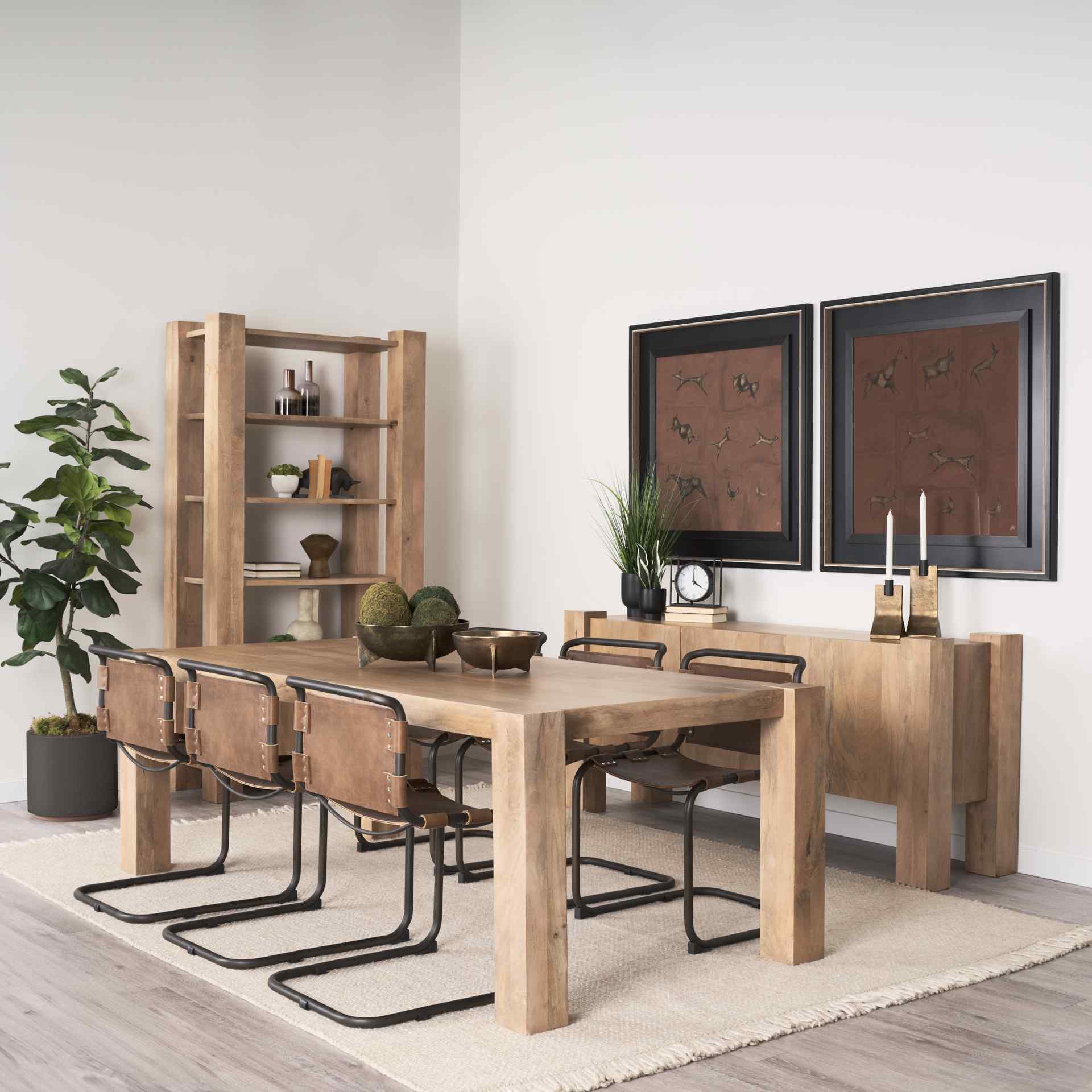 Mercana Beth Three Doors Wood Sideboard