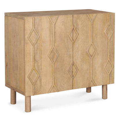 Mercana Heera Two Doors Wooden Accent Cabinet