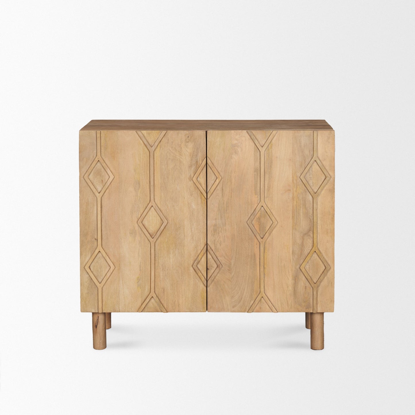 Mercana Heera Two Doors Wooden Accent Cabinet