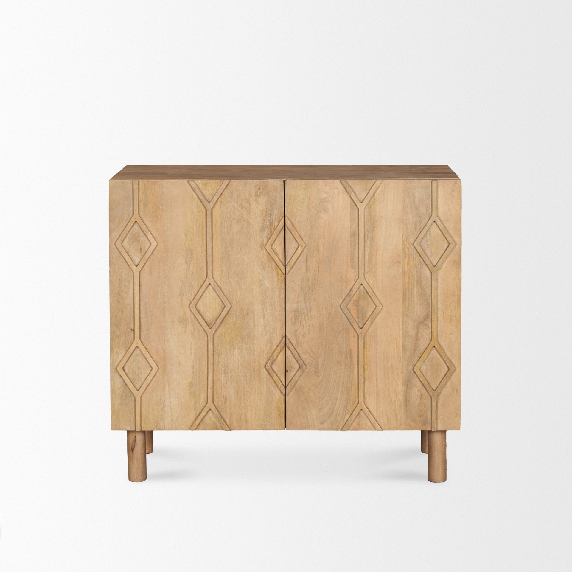 Mercana Heera Two Doors Wooden Accent Cabinet