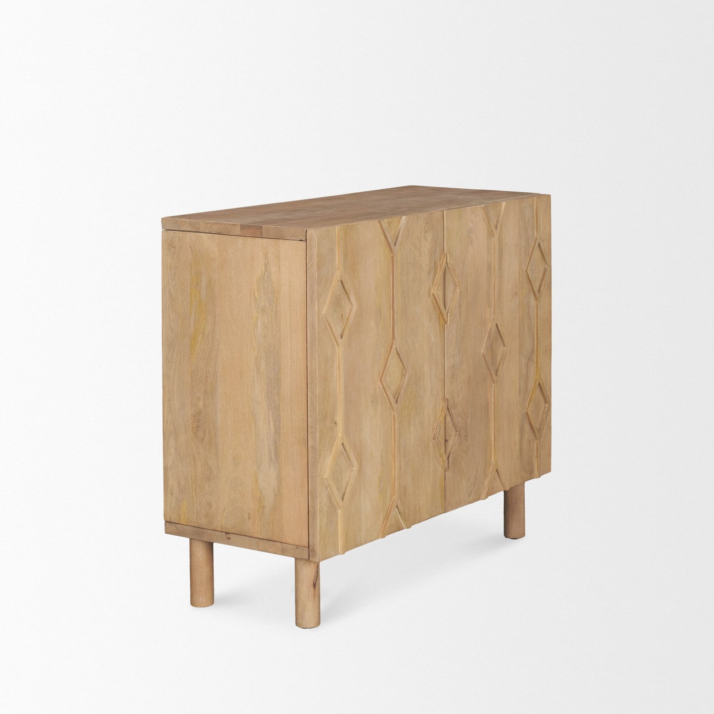 Mercana Heera Two Doors Wooden Accent Cabinet