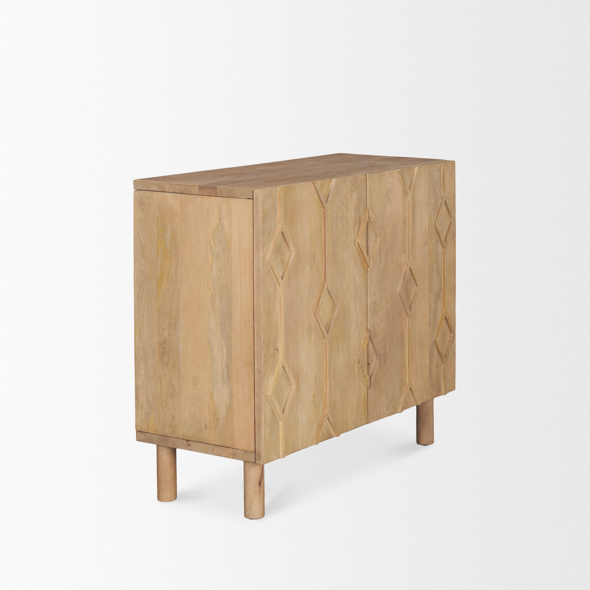 Mercana Heera Two Doors Wooden Accent Cabinet
