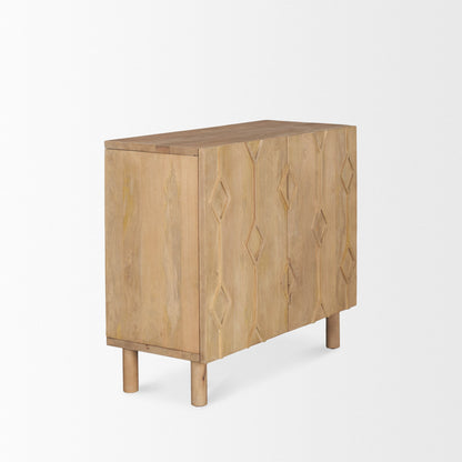 Mercana Heera Two Doors Wooden Accent Cabinet