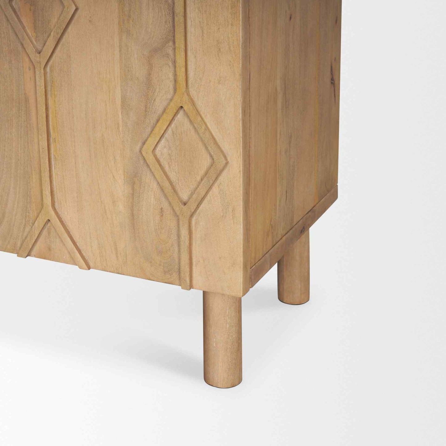 Mercana Heera Two Doors Wooden Accent Cabinet
