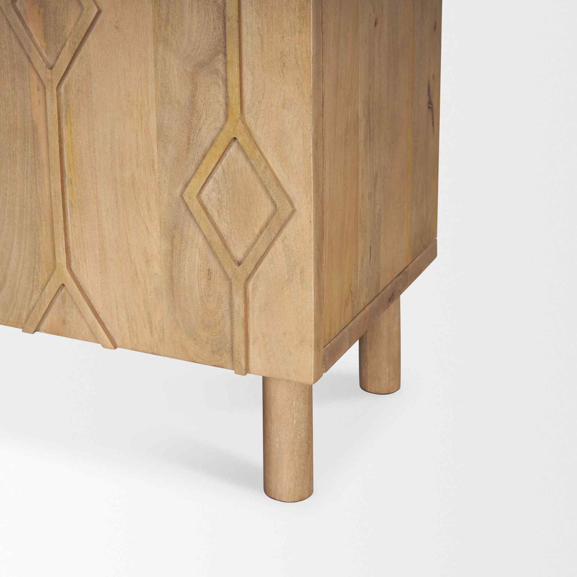 Mercana Heera Two Doors Wooden Accent Cabinet