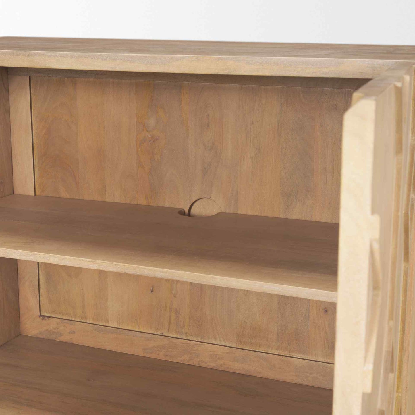 Mercana Heera Two Doors Wooden Accent Cabinet