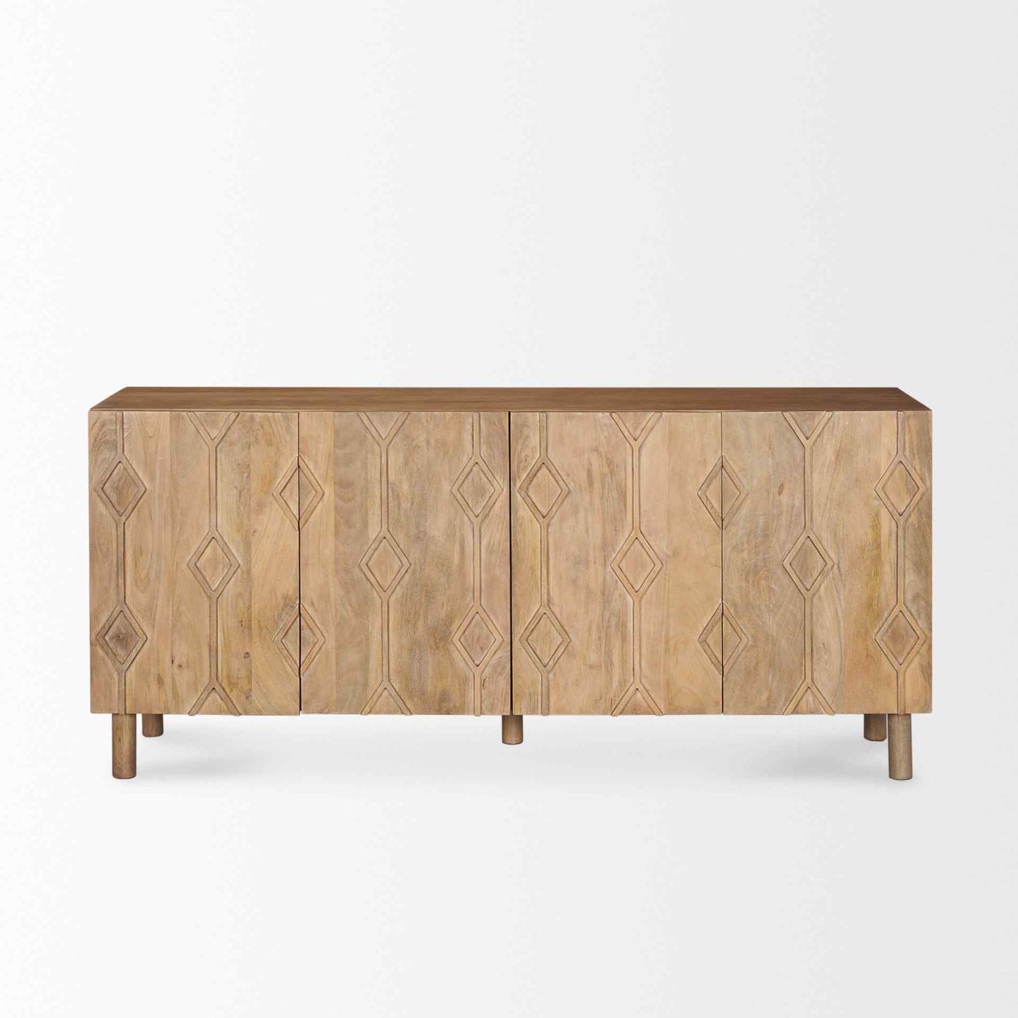 Mercana Heera Four Doors Wood Sideboard