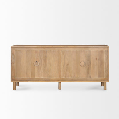 Mercana Heera Four Doors Wood Sideboard
