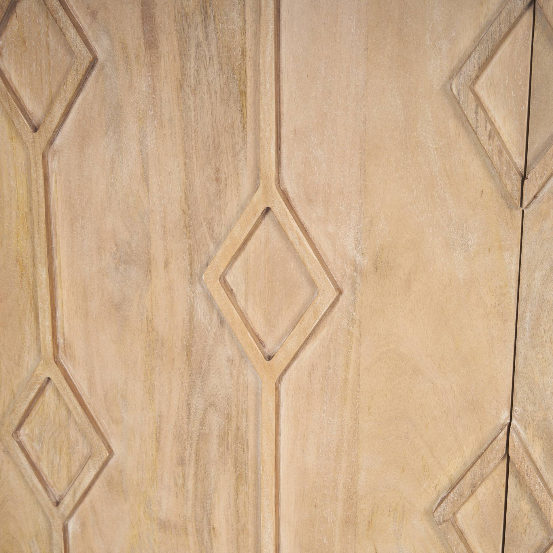 Mercana Heera Four Doors Wood Sideboard