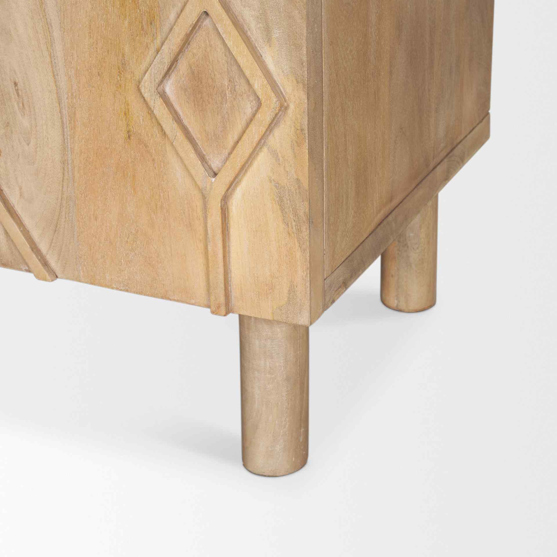 Mercana Heera Four Doors Wood Sideboard