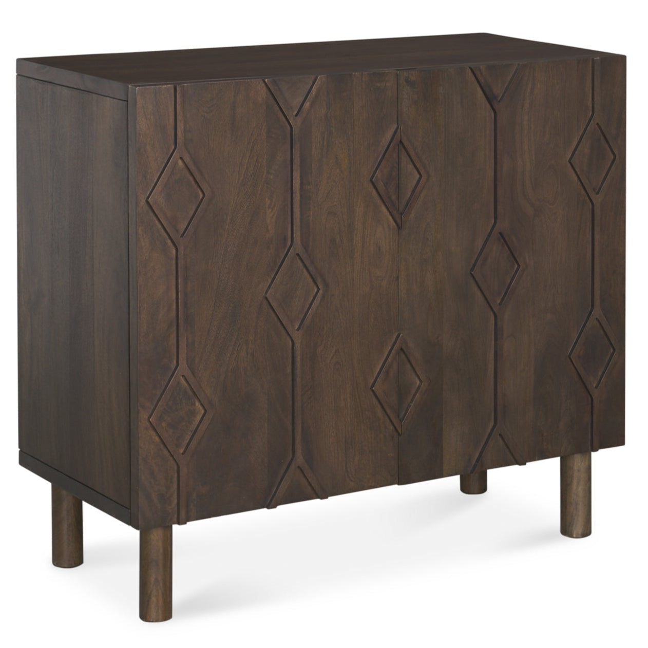 Mercana Heera Two Doors Wooden Accent Cabinet