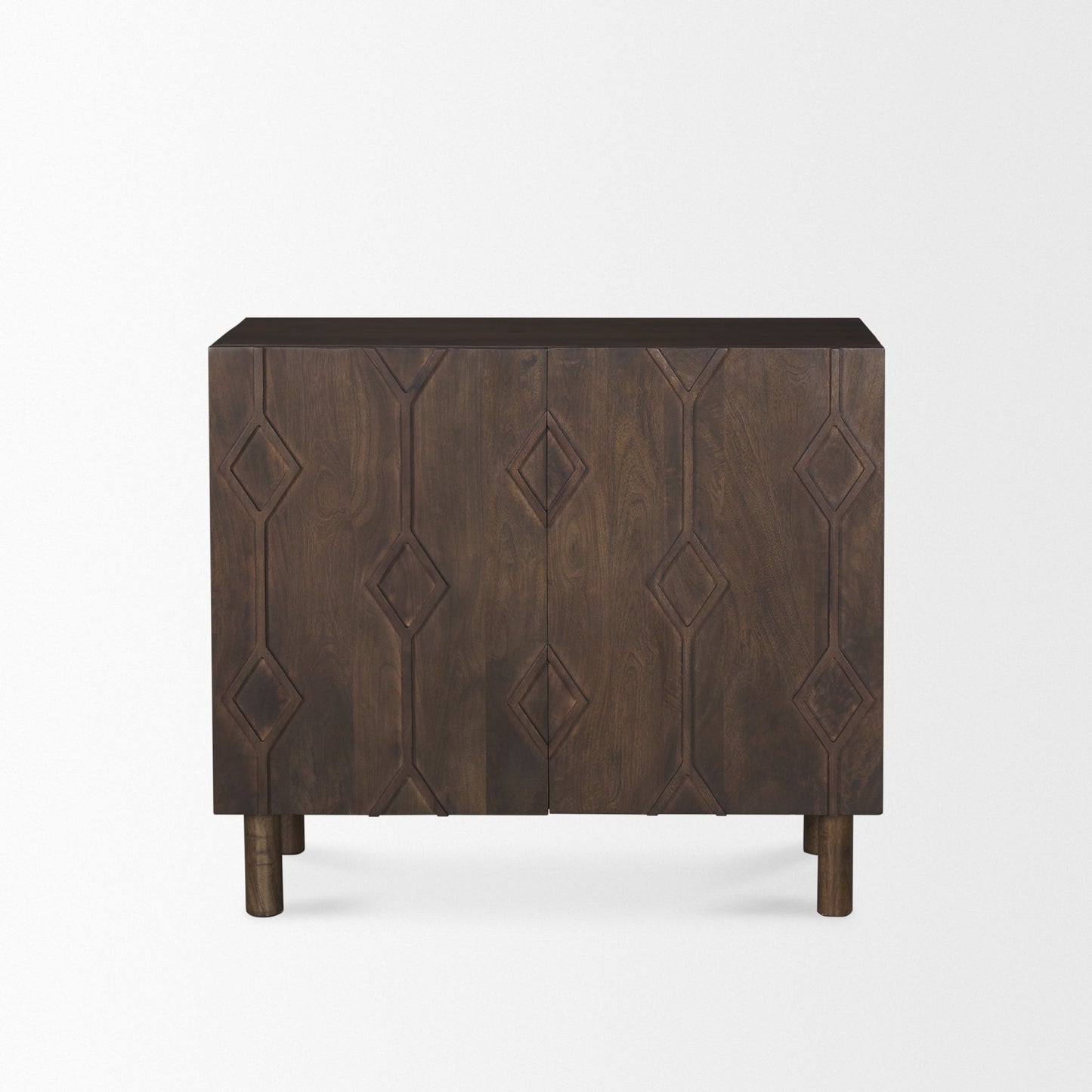 Mercana Heera Two Doors Wooden Accent Cabinet