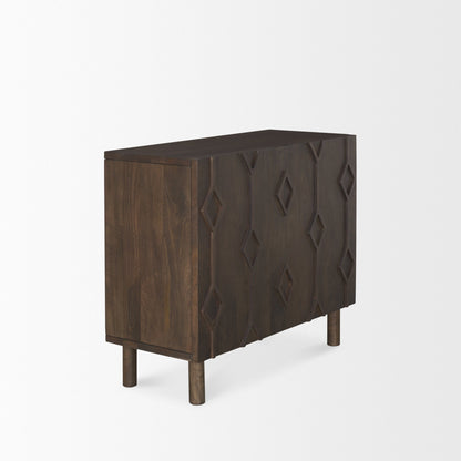 Mercana Heera Two Doors Wooden Accent Cabinet