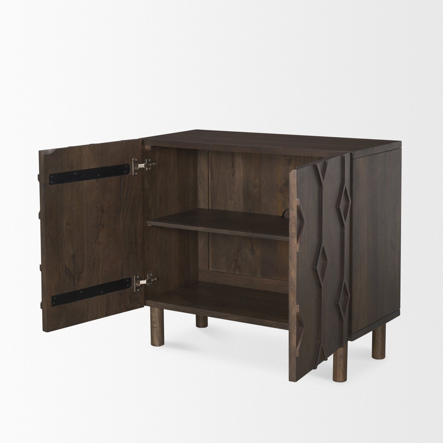 Mercana Heera Two Doors Wooden Accent Cabinet
