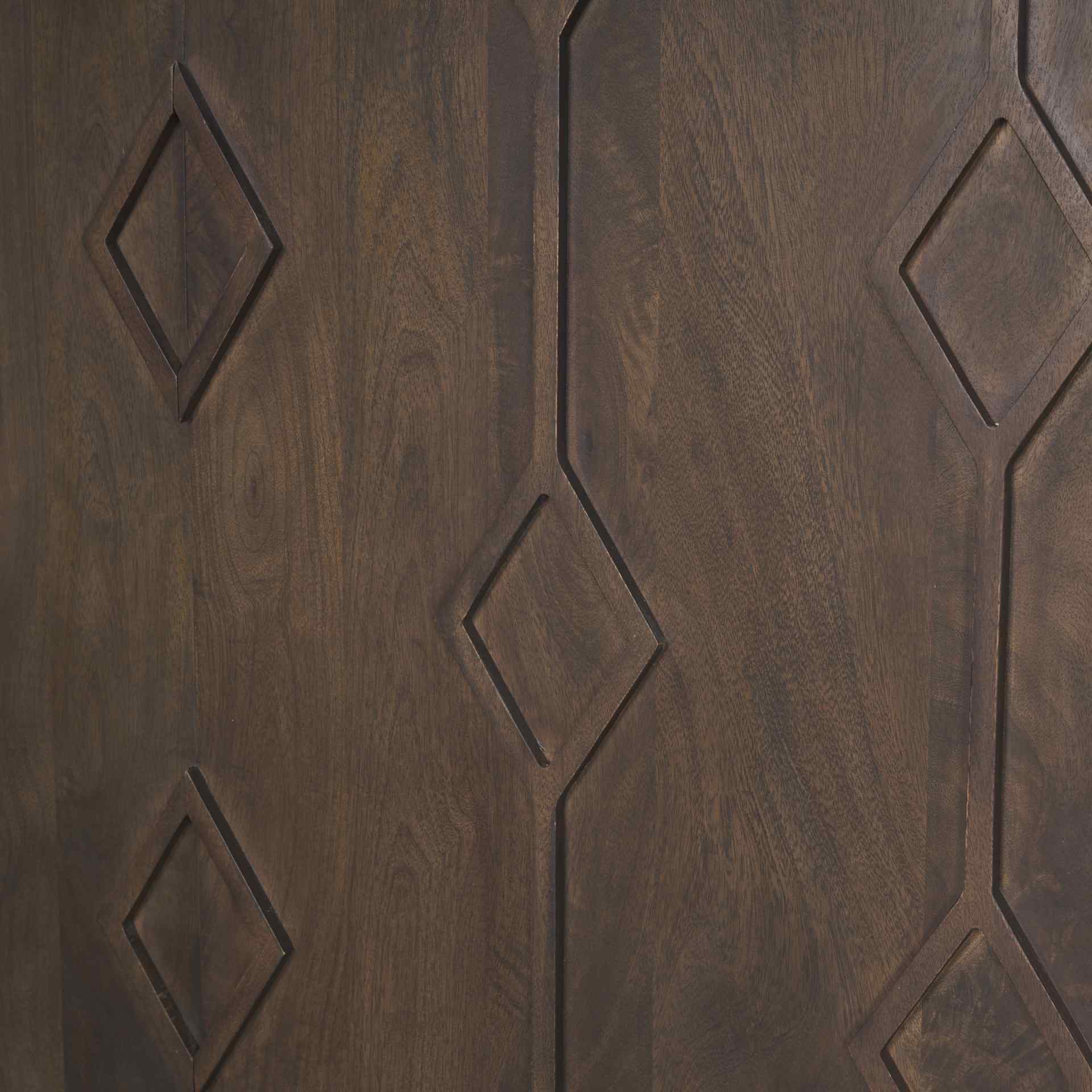 Mercana Heera Two Doors Wooden Accent Cabinet