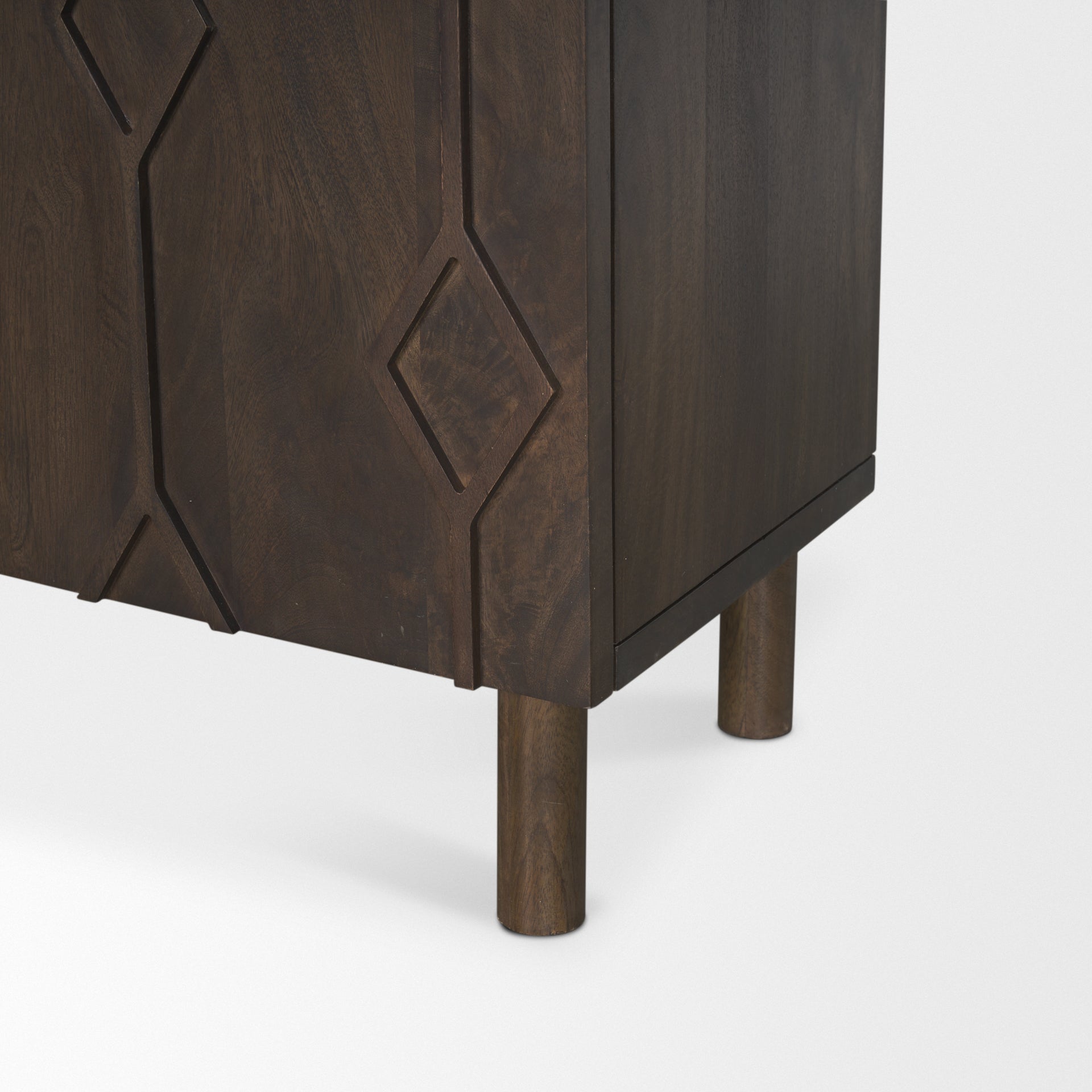 Mercana Heera Two Doors Wooden Accent Cabinet