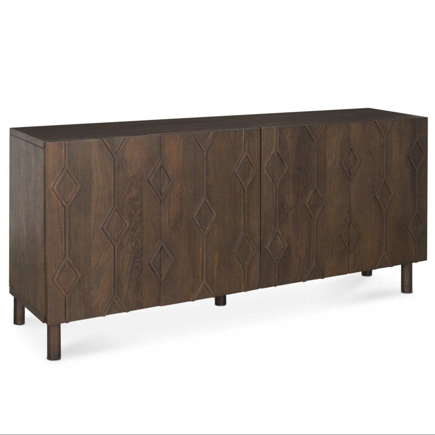 Mercana Heera Four Doors Wood Sideboard