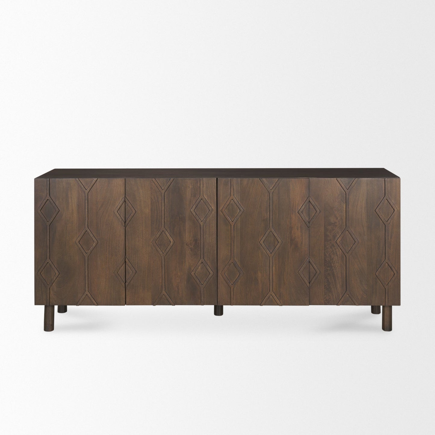 Mercana Heera Four Doors Wood Sideboard
