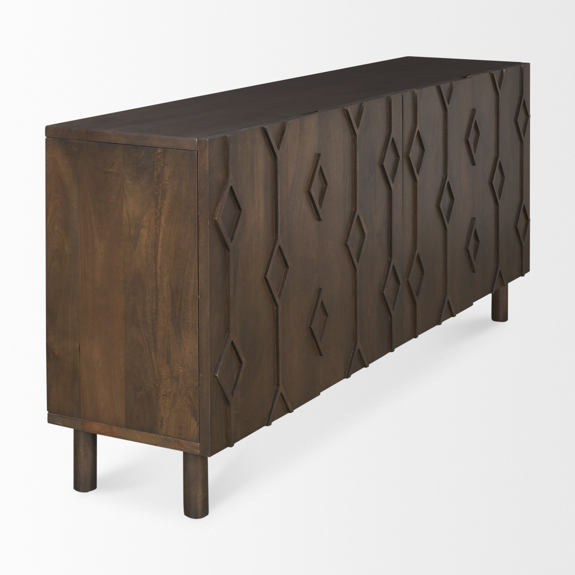 Mercana Heera Four Doors Wood Sideboard