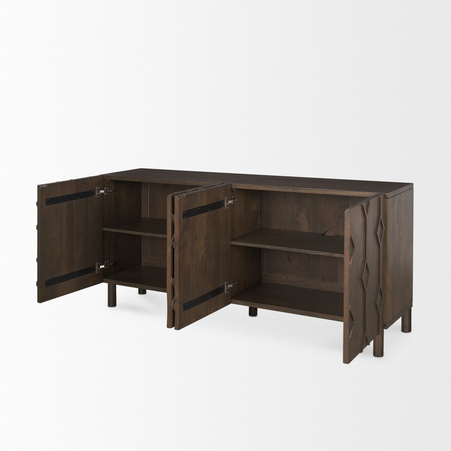 Mercana Heera Four Doors Wood Sideboard